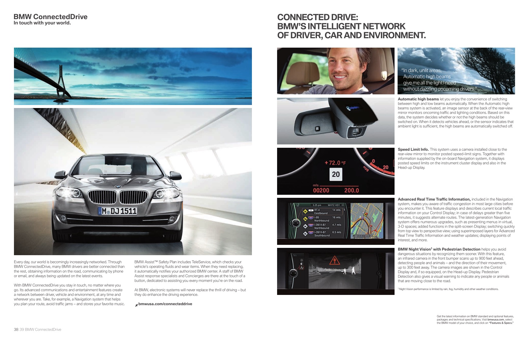 2013 BMW 5-Series Brochure Page 4